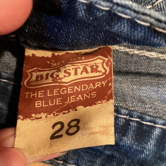 Womens Big Star jean capris size 28 inseam measures about 26.5” - Picture 4 of 8